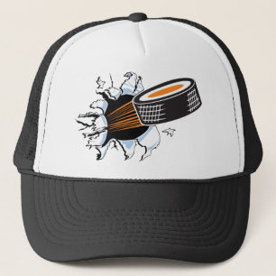 Gorra De Camionero Duende malicioso de hockey