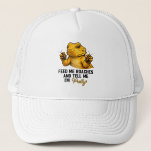 Gorra De Camionero Dueño de dragón barbudo divertido Reptil Dueño de 