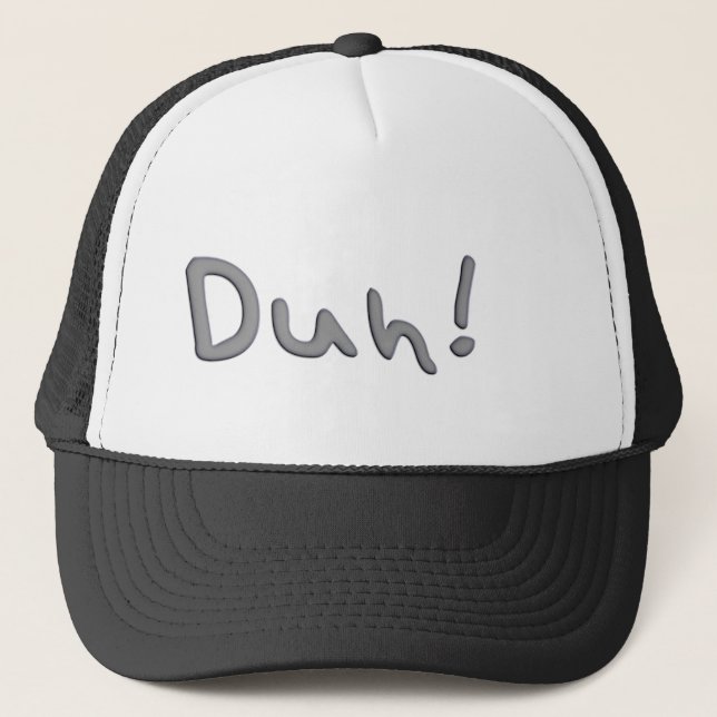 Gorra De Camionero Duh (Anverso)