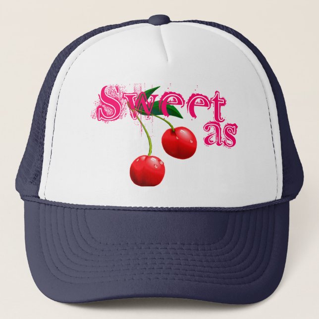 Gorra De Camionero Dulce como cereza (Anverso)