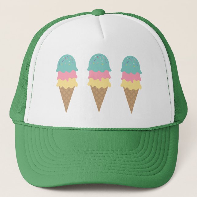 Gorra De Camionero Dulce del helado (Anverso)