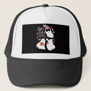 Gorra De Camionero Dulce Fantasma Diseño Divertido de Halloween