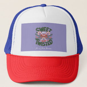 Gorra De Camionero Dulce pero torcida una divertida fiesta sobre Cand