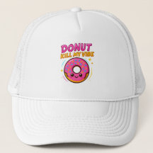 Dulce y Elegante - Camiseta Gráfica Cute Donut