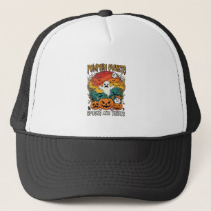 Gorra De Camionero Dulces De Calabaza Espeluznantes Golosinas De Hall