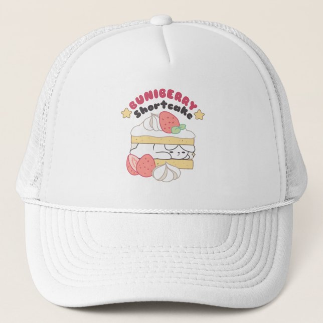 Gorra De Camionero Dulces pulseras: Deliciosa tarta de Buniberry (Anverso)