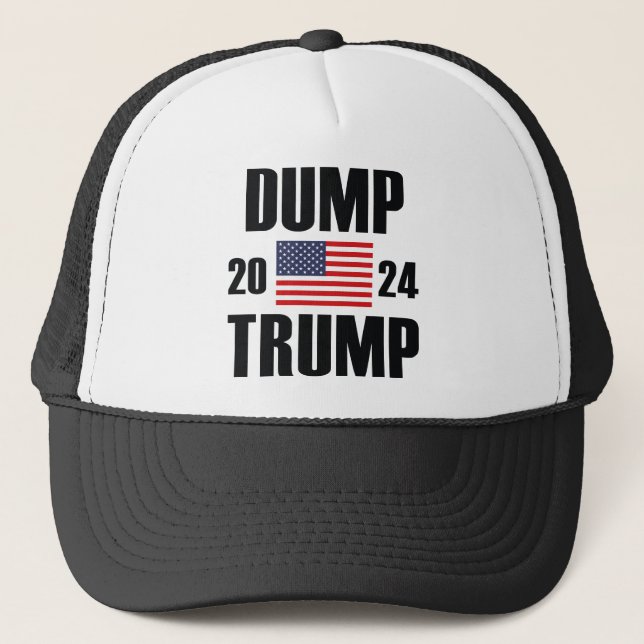 Gorra De Camionero Dump Trump 2024 (Anverso)