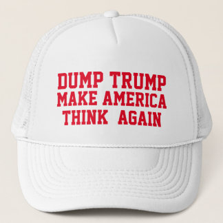 GORRA DE CAMIONERO DUMP TRUMP HACE QUE ESTADOS UNIDOS PIENSE DE NUEVO