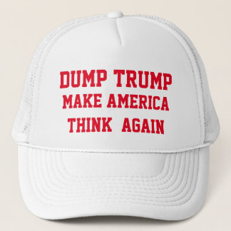 GORRA DE CAMIONERO DUMP TRUMP HACE QUE ESTADOS UNIDOS PIENSE DE NUEVO