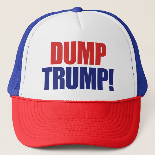 Gorra De Camionero Dump Trump - Impedir al presidente Trump (Anverso)