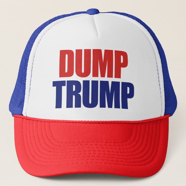 Gorra De Camionero Dump Trump - Impedir al presidente Trump (Anverso)
