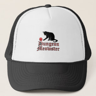 Gorra De Camionero Dungeon Meowster Funny RPG Cat con dados