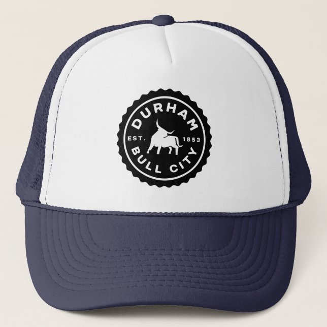 Gorra De Camionero Durham Bull City Round Seol Trucker Hat (Anverso)