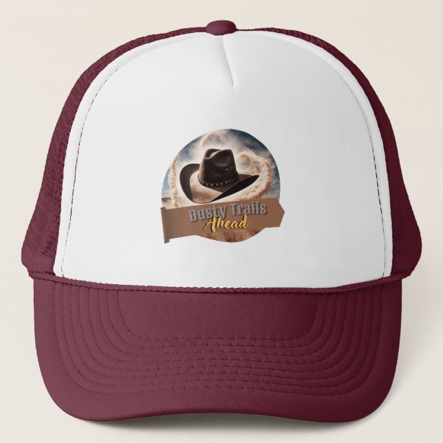 Gorra De Camionero Dusty Trail Adventure - Cowboy (Anverso)