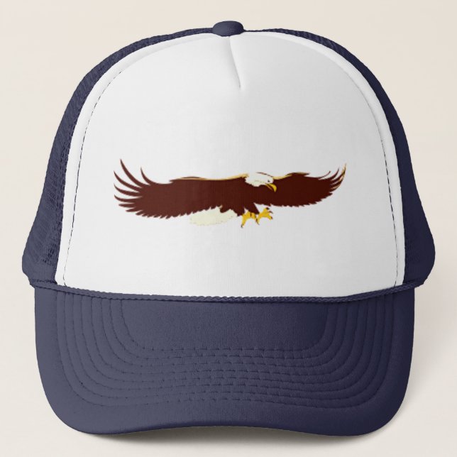 Gorra De Camionero Eagle calvo que vuela (Anverso)