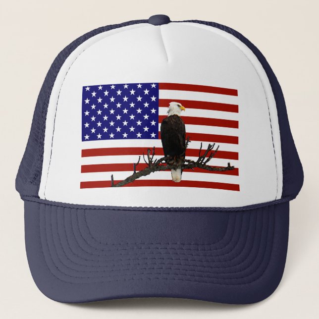 Gorra De Camionero Eagle Calvo Vigilante (Anverso)