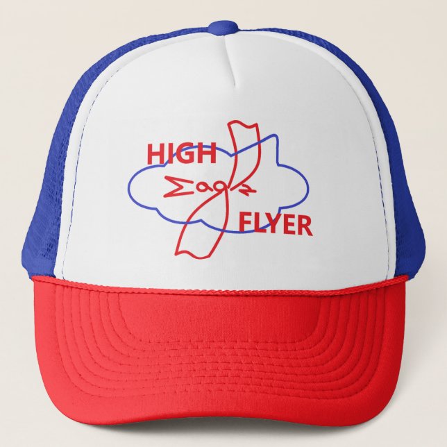 Gorra De Camionero Eagle de Elfabetz Designs - High Flyer (Anverso)