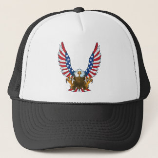 GORRA DE CAMIONERO EAGLE FLAG ESTADOUNIDENSE