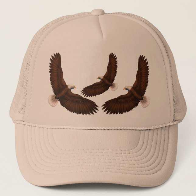 Gorra De Camionero Eagle pintado (Anverso)