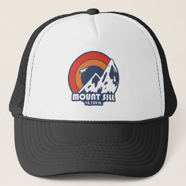 Gorra De Camionero Eagle Sun de Mount Sill California (Anverso)