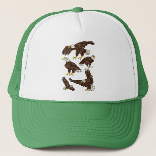 Gorra De Camionero Eagles geométrico