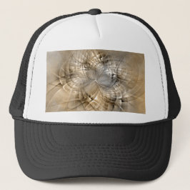 Gorra De Camionero Earth Tones Abstract Modern Fractal Art Texture