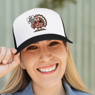 Gorra De Camionero Eat Pizza, Fun Thanksgiving turkey