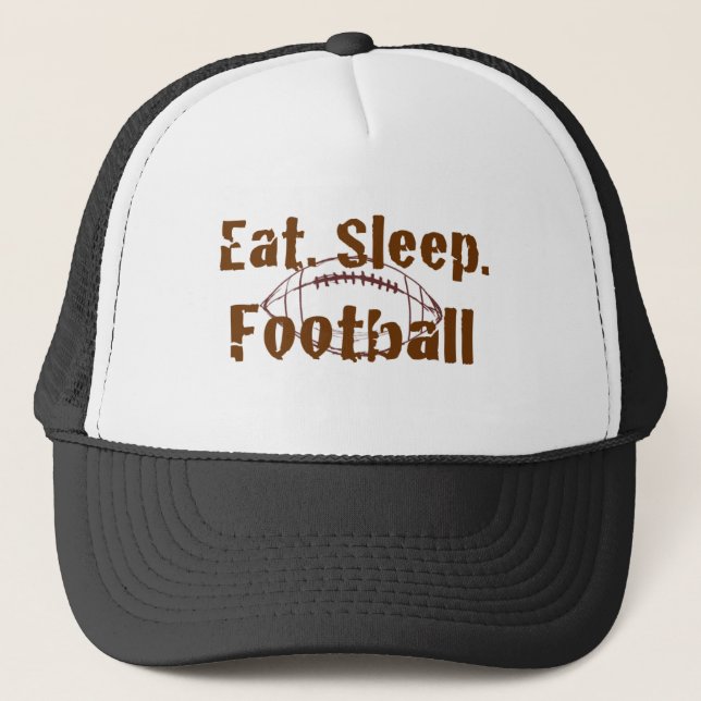 Gorra De Camionero Eat.Sleep.Football 08 (Anverso)