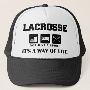 Gorra De Camionero Eat Sleep Play LaCrosse