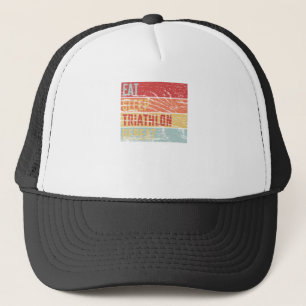 Gorra De Camionero Eat Sleep Triathlon Repeat