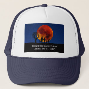 Gorra De Camionero Eclipse lunar de la luna sanguínea 2019