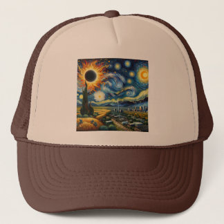 Gorra De Camionero Eclipse sobre el cabo de Texas