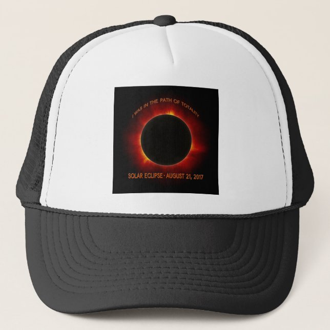 Gorra De Camionero Eclipse solar (Anverso)