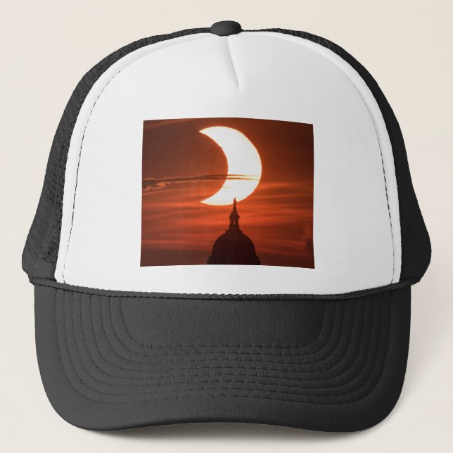 Gorra De Camionero Eclipse solar 2021 (Anverso)
