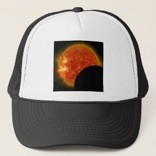 Gorra De Camionero Eclipse solar en curso
