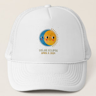 Gorra De Camionero Eclipse Solar Total 2024 Niños Eclipse Solar Cute