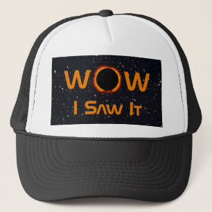 Gorra De Camionero Eclipse Solar Total 2024 WOW Lo Vi