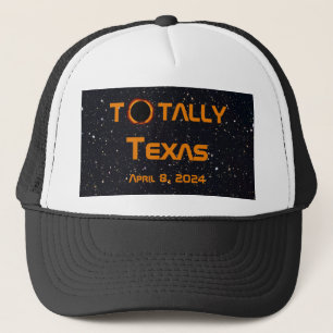 Gorra De Camionero Eclipse solar total de Texas 2024