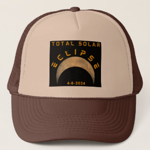 GORRA DE CAMIONERO ECLIPSE TOTAL DE SOL LUNA SOL TIERRA