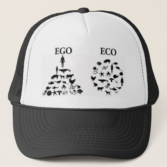 Gorra De Camionero Eco contra ego (Anverso)