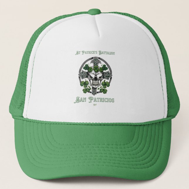 Gorra De Camionero Edgy Saint Patricks Battalion San Patricio Pride (Anverso)