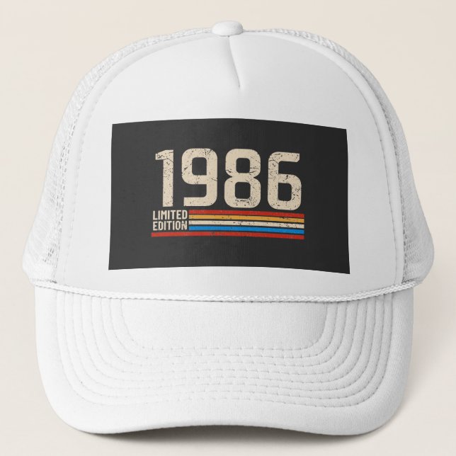 GORRA DE CAMIONERO EDICIÓN LIMITADA 1986 (Anverso)