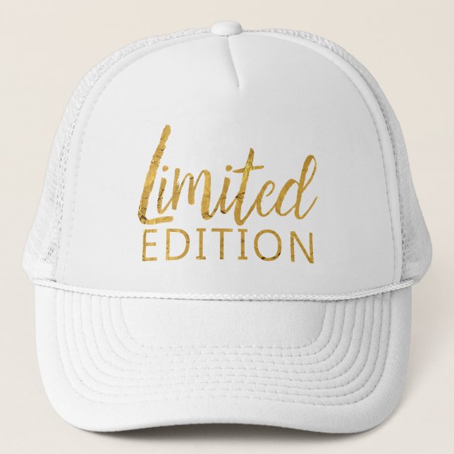 Gorra De Camionero Edición limitada Gold (Anverso)