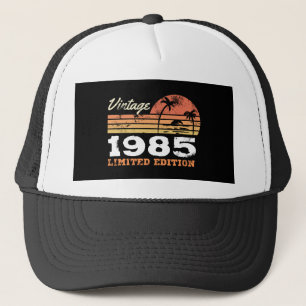 Gorra De Camionero Edición Limitada Vintage Personalizada 1985