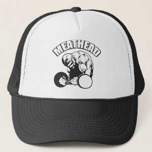 Gorra De Camionero "Edificio del cuerpo" Humor - CABEZA DE CARNE