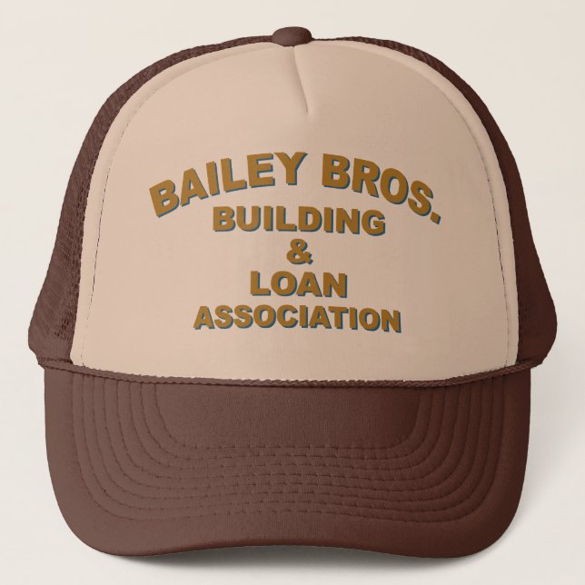 Gorra De Camionero Edificio y préstamo de Bailey (Anverso)