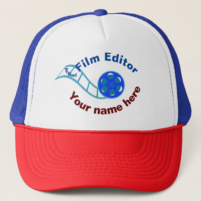 Gorra De Camionero Editor de películas (Anverso)