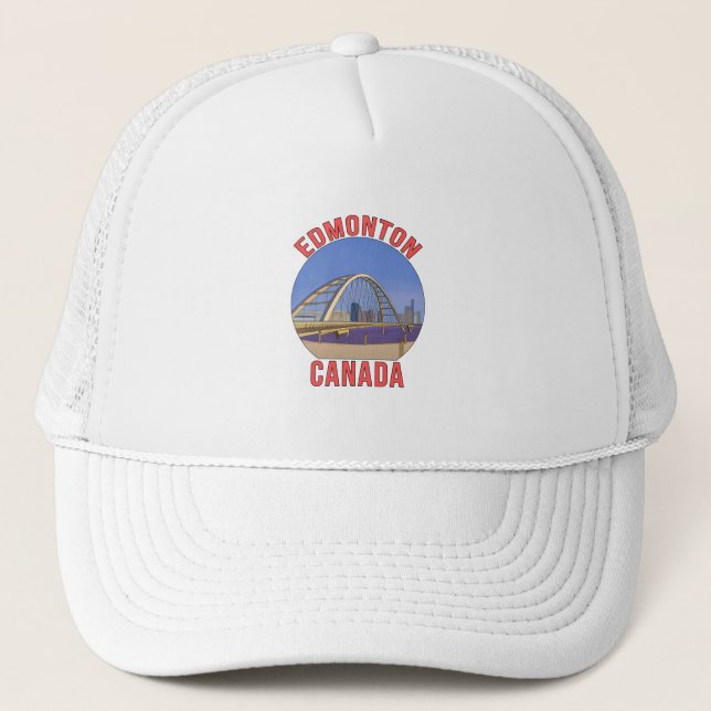 Gorra De Camionero Edmonton Alberta Canada (Anverso)