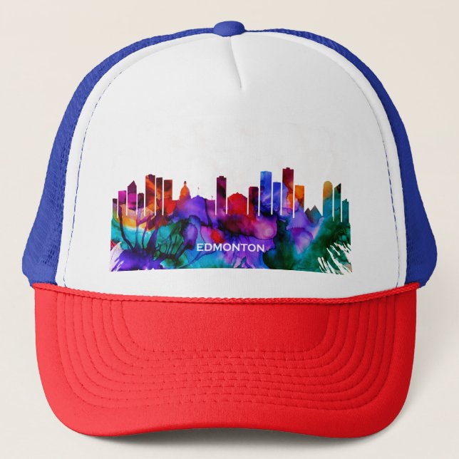 Gorra De Camionero Edmonton Skyline (Anverso)