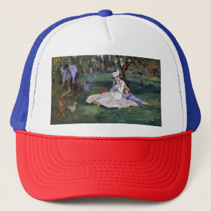 Gorra De Camionero Edouard Manet - La familia Monet en su jardín